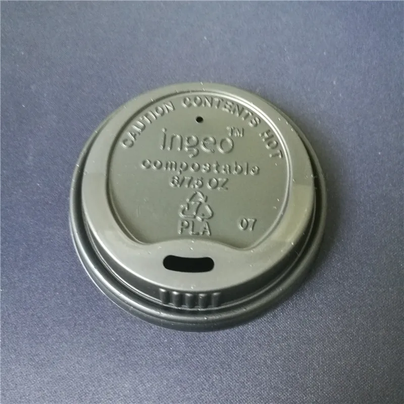 70 MM China cheap PLA coffee lids
