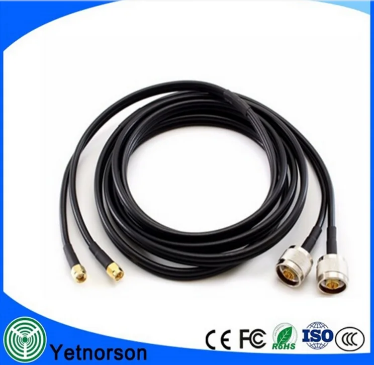 Ассамблея RFJumper кабеля с N мужской разъем RG 58 коаксиальный Кабель
