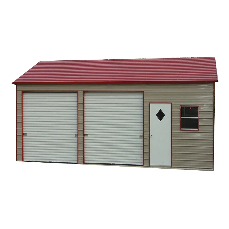 2017 Modern Design Car Cover Metal Shed Prefab Garage