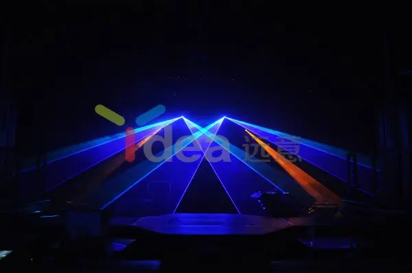 Full color fashion 8W RGB Animation Laser Light for dancing party disco club