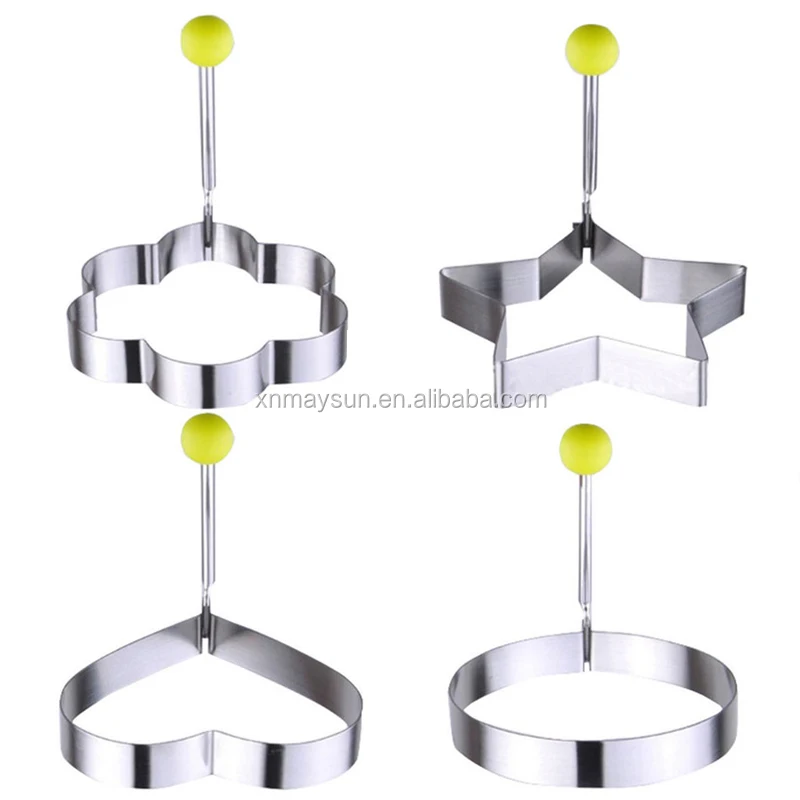 Cooking Kitchen Tools Stainless Steel Fried Egg Shaper Ring Pancake Mould Mold