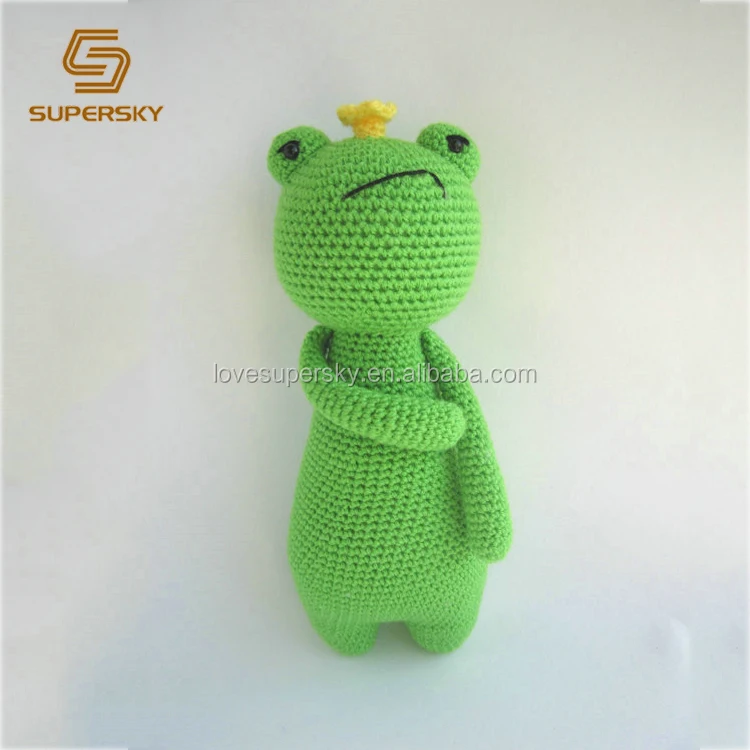 2018 Лидер продаж; модные милые животные ручной вязки лягушка