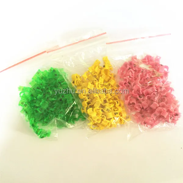 2016 New small plastic bird ring canary ring lovebird ring budgie ring