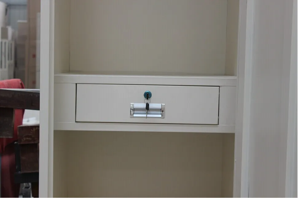 Multi-purpose single door flower painted home metal almirah designs with price