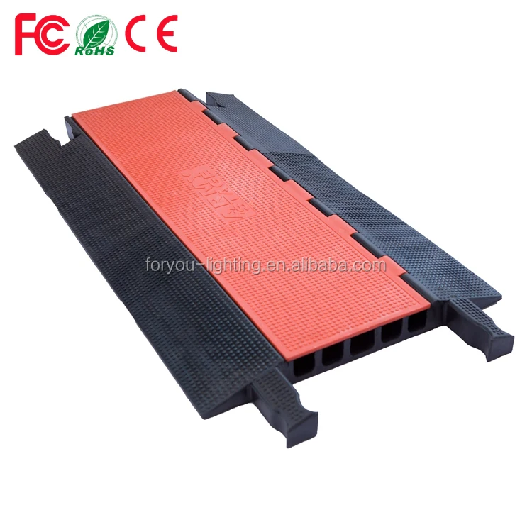 CE GUARD Dog 65T Load Bearing All-weather Environmental 5-Way Line Cross 5-Channel 5 Channel 5CH 5-CH Cable Ramps