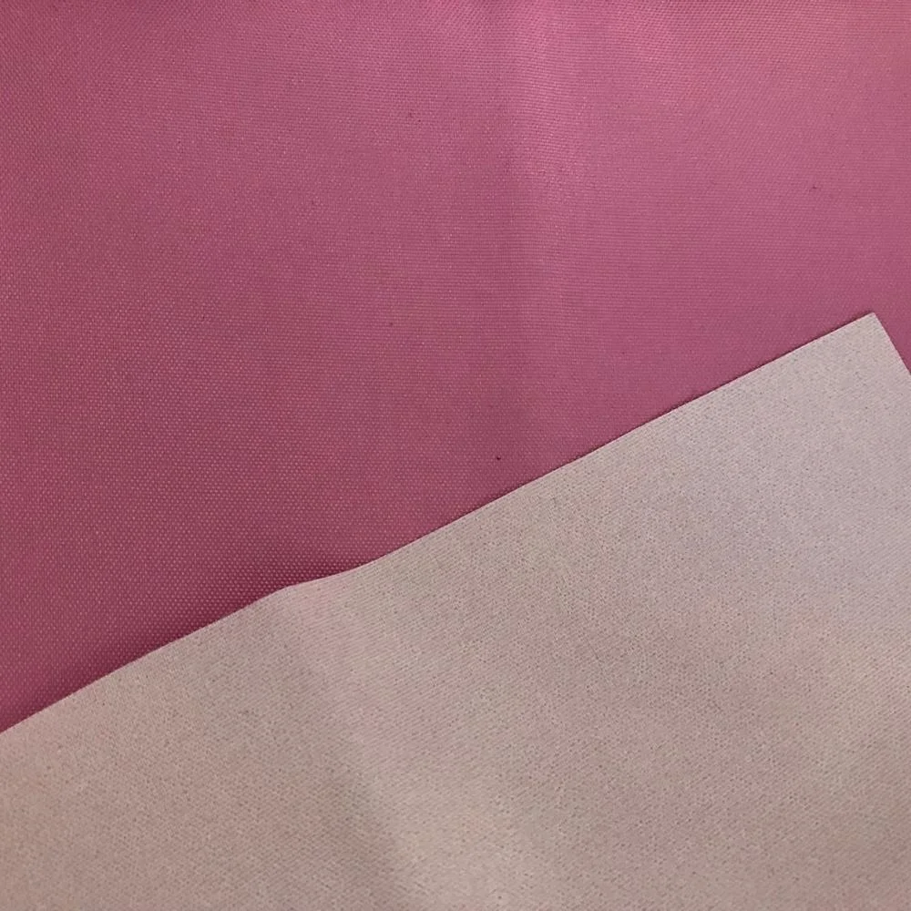 100%polyester fabric 300D Oxford textile DTY fabric with DWR PU milky 2 time coating for bags