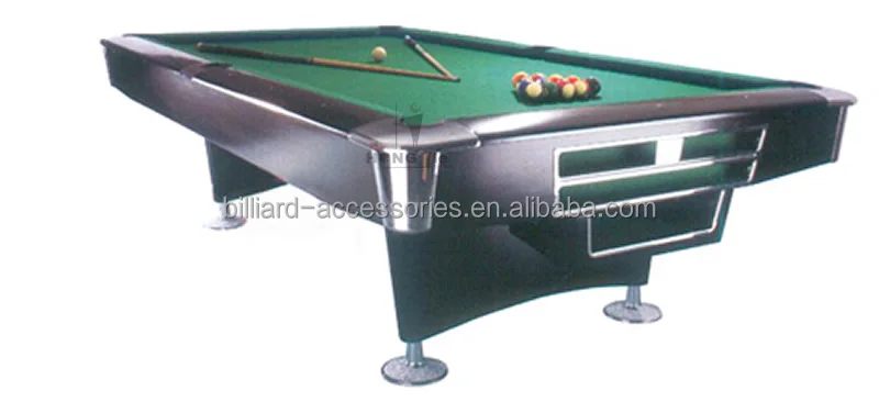 Professional 9ft Solid Wood With Slate Billiards Pool Table