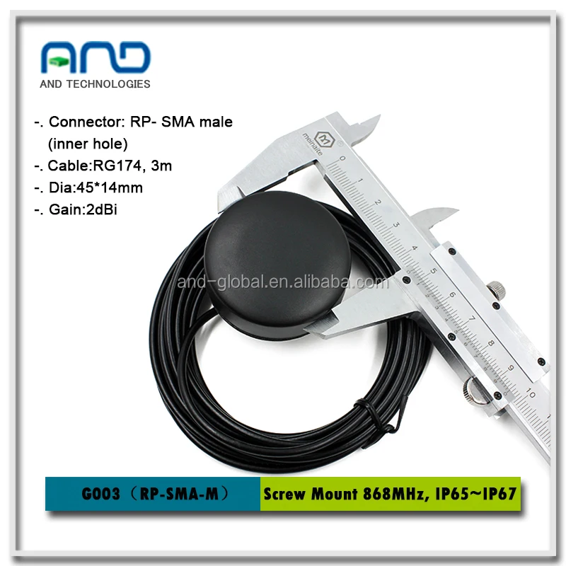 ism antenna FM band 868Mhz antenna 868 MHz Antenna with 2 dB Gain TX/RX,868m Aerial long range transceiver antenna