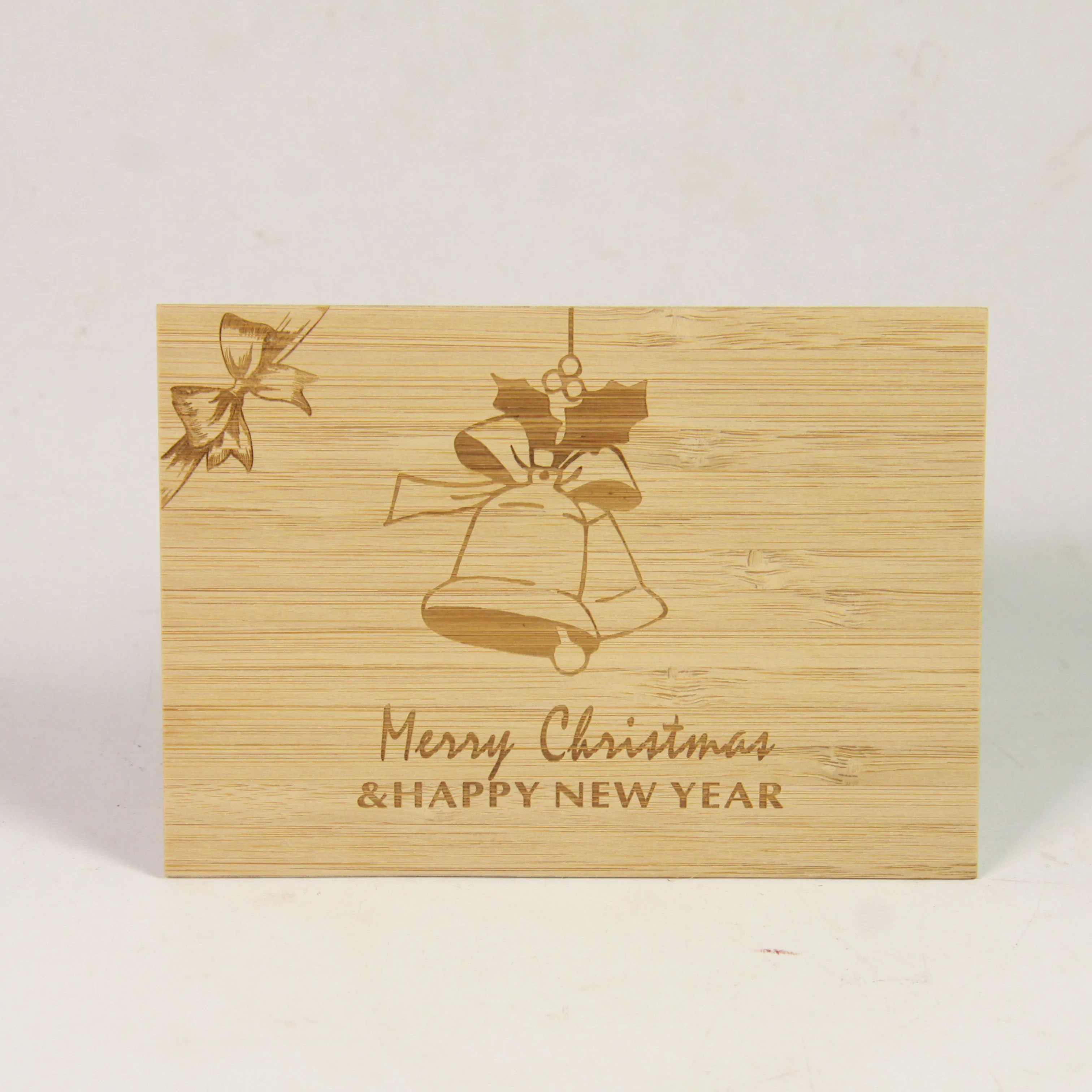 Bamboo Wood Cards for Promotional Party Supplies-Elegant Postcards