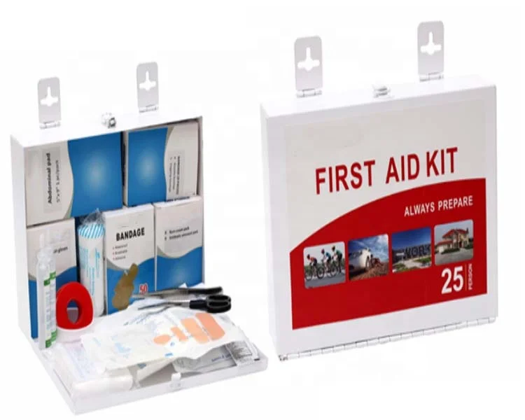 Metal household medical family first aid kit/box