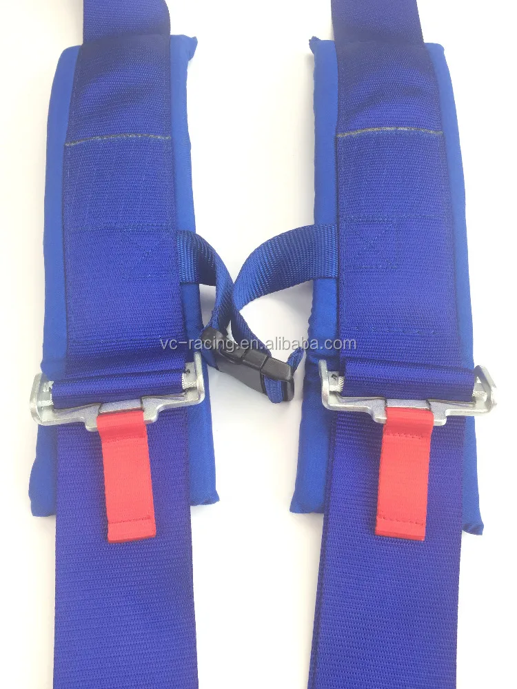 China wholesale 5 points shoulder pads kart seat belt , racing harness , safety belt