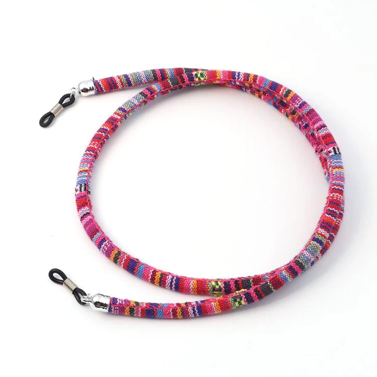Ethnic style Color coarse cotton glasses rope anti-dropping glasses rope sunglasses neck cord