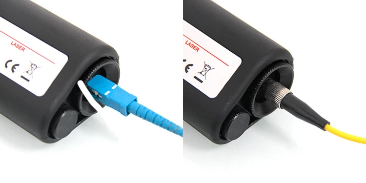 Handheld 400X Magnification Field Optical Microscope for 1.25mm and 2.5mm Fiber Optic Connector