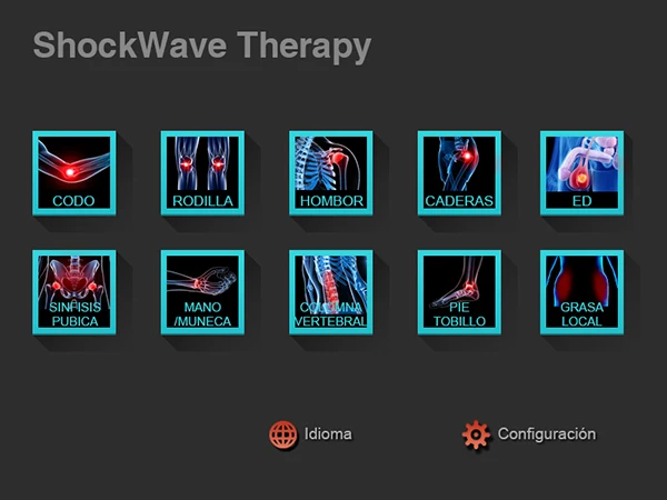 
Portable shockwave therapy machine MSLST07 Physical for Pain Relief 