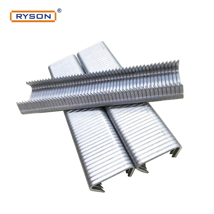 Galvanized fastening staples D hog ring wooden frame metal nails