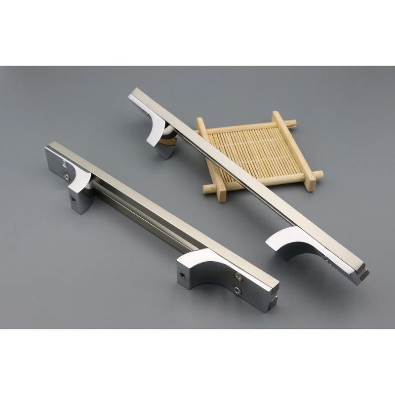 Classic Furniture Accessory Hardware Two Aluminum Profile With Zinc Alloy Zamak Leg Kitchen Cabinet Handle Color Customized