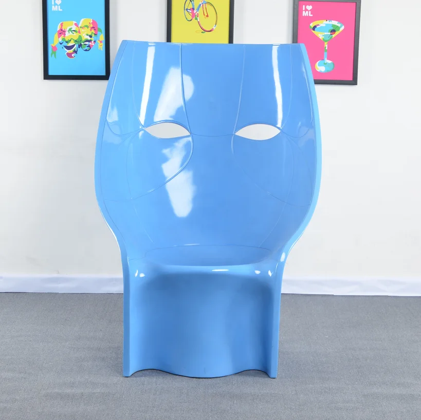 
Italian design furniture fiberglass mask chair Driade Nemo chair 