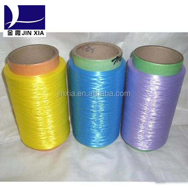 100% Dyed polyester yarn dty 150d 48f polyester textured yarn dty polyester yarn