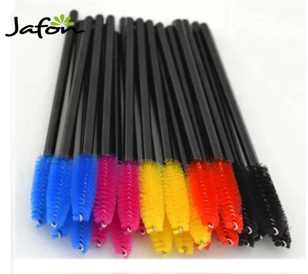 Nylon Eyelash Extension Brush Mascara Wand Plastic Eyebrow Mascara Brush