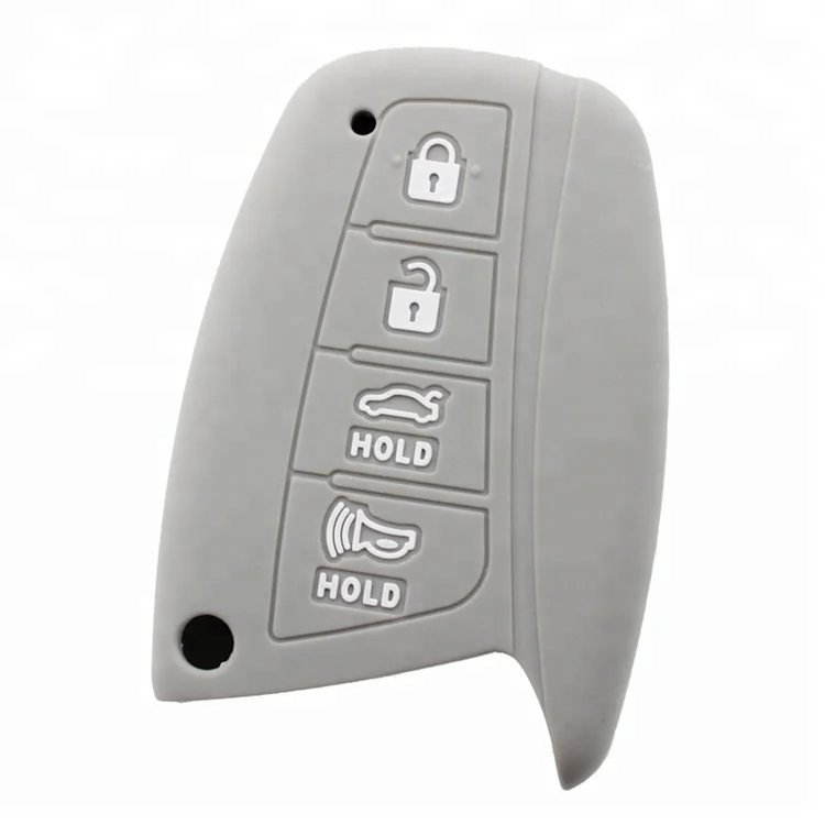 Factory Wholesale For Hyundai 4 buttons Exclusive Silicone Car Key Cover