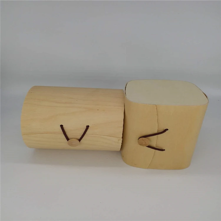 Birch veneer soft wood keepsake tea box