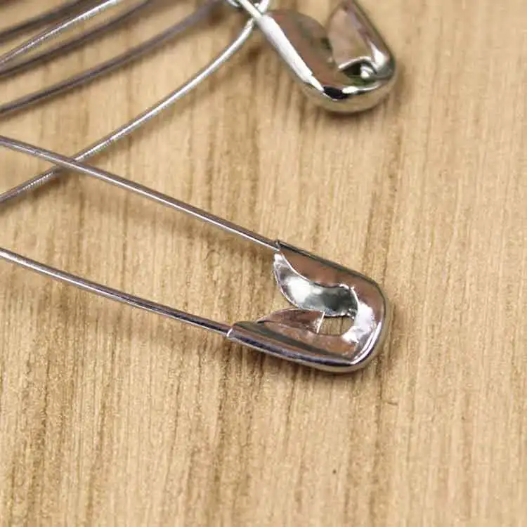 New Extra Large Safety Pins Silver Gold Metal Crafting Diapers Loop Pin