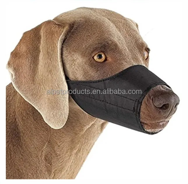 Pet Supply Adjustable Anti-biting Breathable Safety Dog Nylon Muzzle