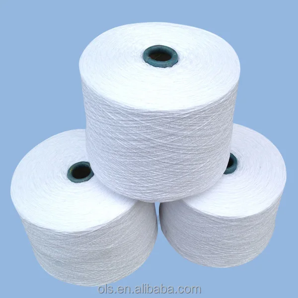 Ne21 отбеленная белая пряжа для полотенец