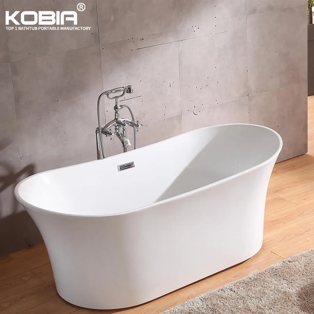 rectangular Seamless clear Acrylic roll top bath tubs /cheap freestanding normal rustic bathtub