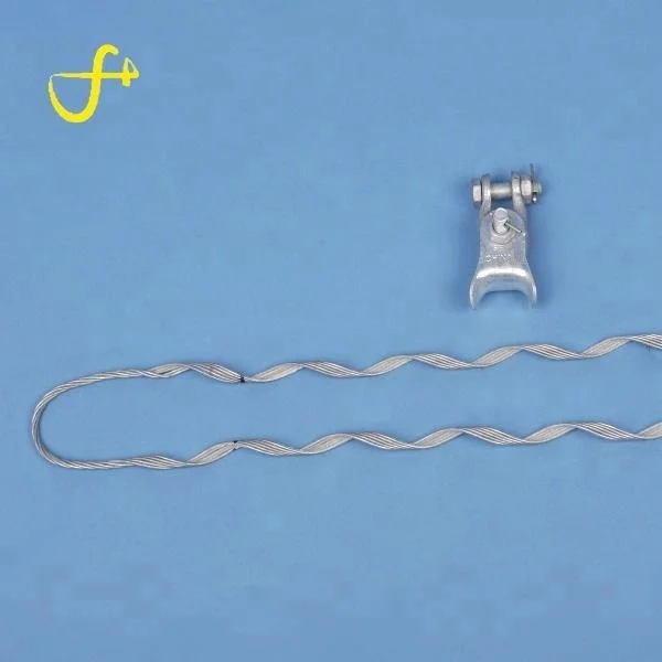 Hot galvanized steel wire preformed guy grip tension steel wire cable tensioner