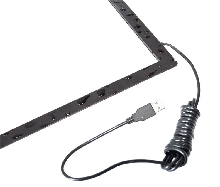 CJTOUCH 100 дюйма самые большие инфракрасные сенсорные панели 16 точек касания ИК-рамка алюминиевая внешняя рама антивандальный закаленный сенсорный