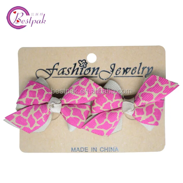 
2014 spidery line two layers grosgrain ribbon hair clip 