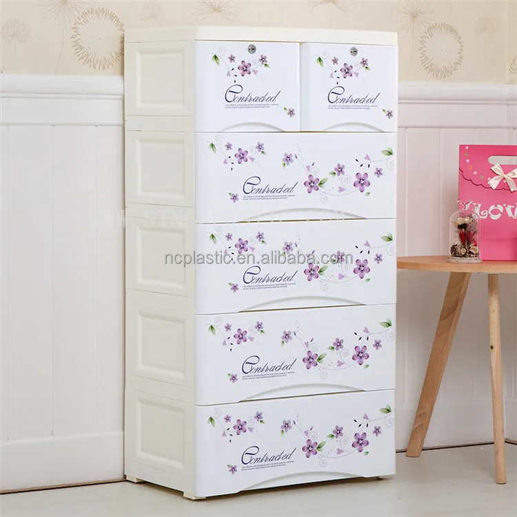 lovely bear plastic storage drawer clothing cupboard