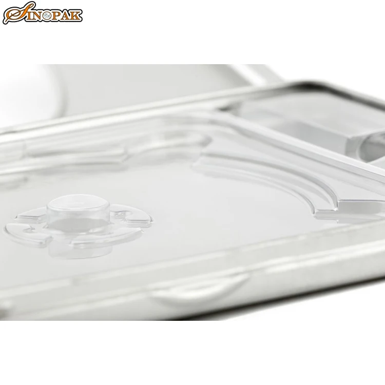 Rectangular hinged tins clear storage boxes dvd box set packaging