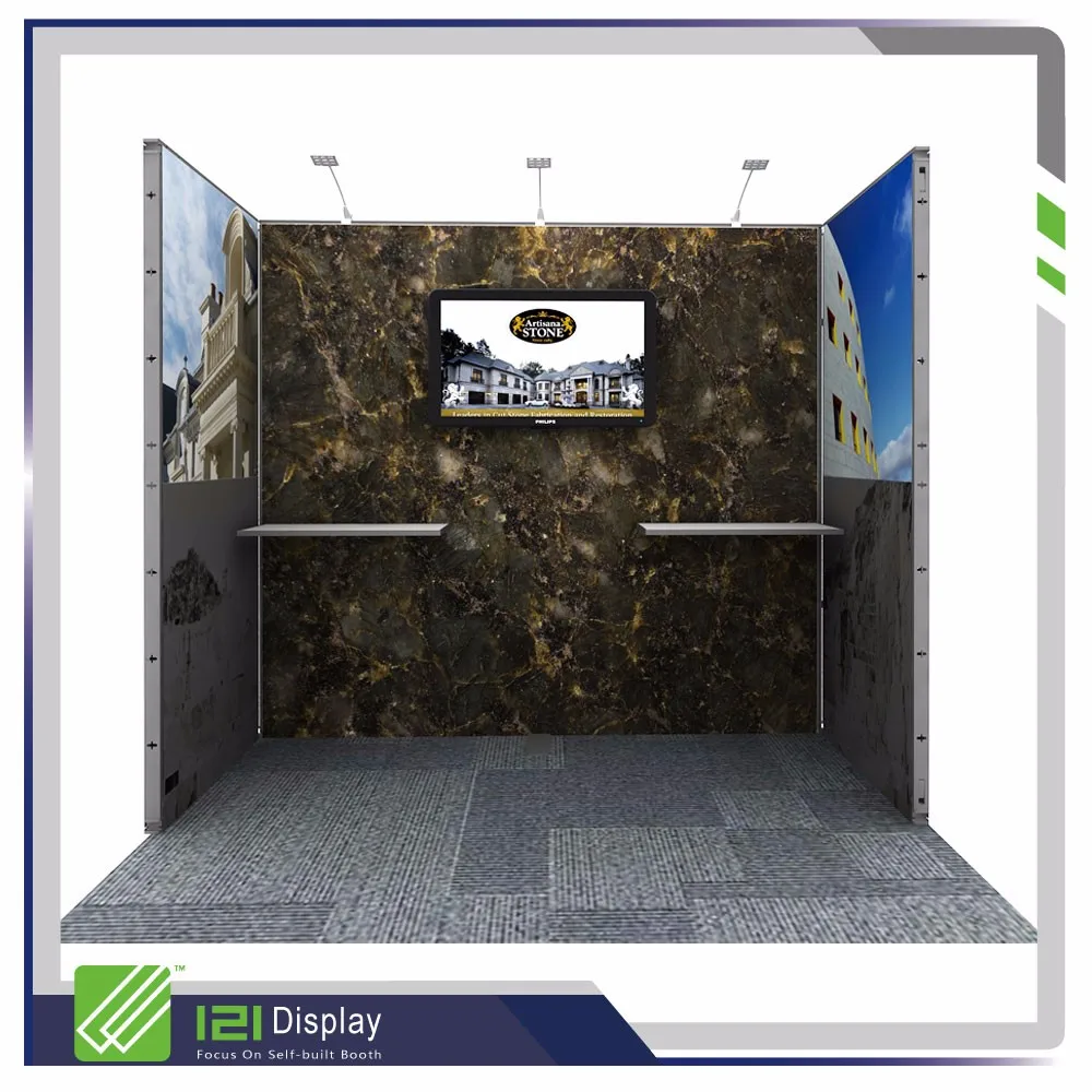 
 Модульный Выставочный Стенд для многоразовой ткани с графическим рисунком  