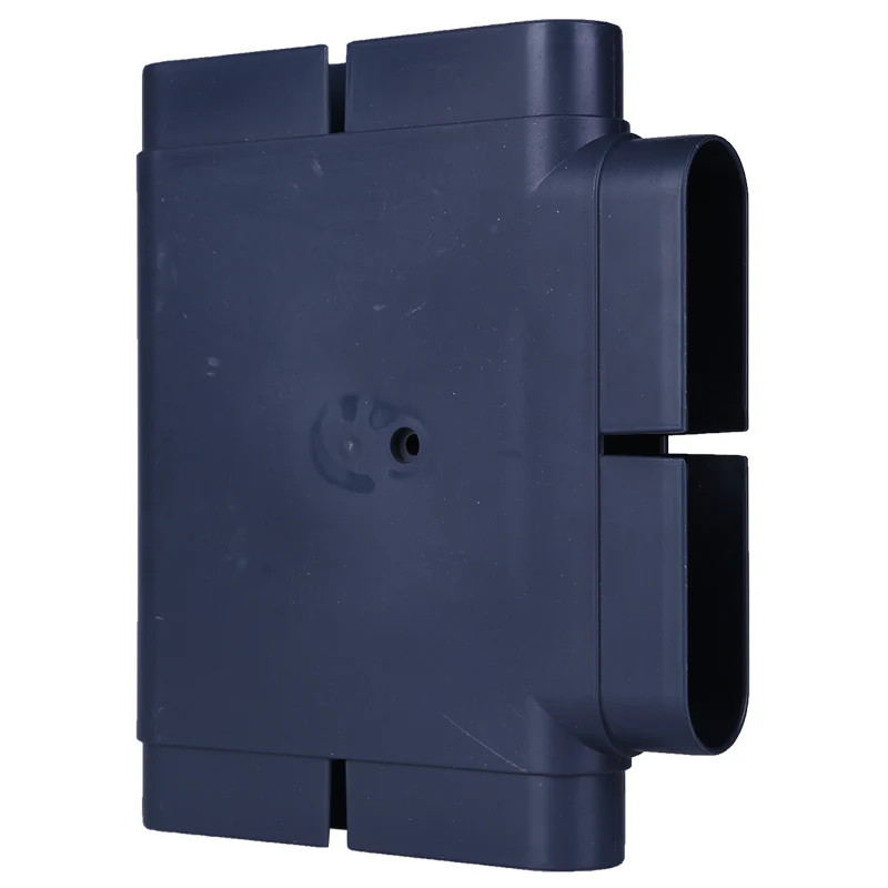 Factory Price 3 Way ABS Flat Pipe Connector Air Vent Duct Tee