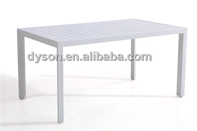 New arrival aluminium garden dining set high quality aluminium table outdoor chairs Mesh outdoor chair aluminium dining chairs