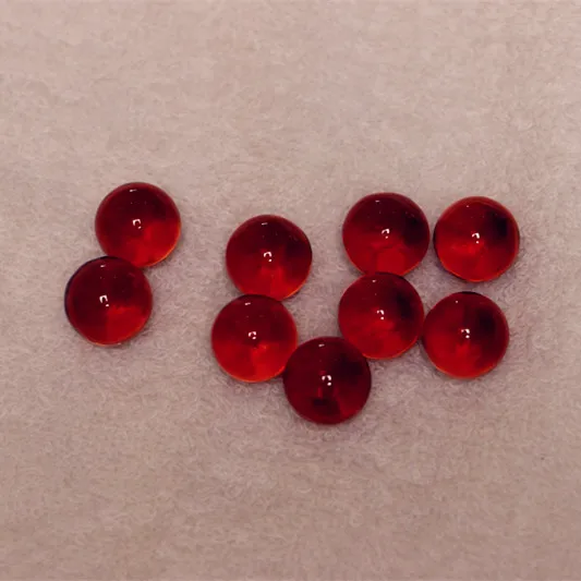 Red clear 7mm 8mm 8.731mm wholesale glass balls marbles for pen ink