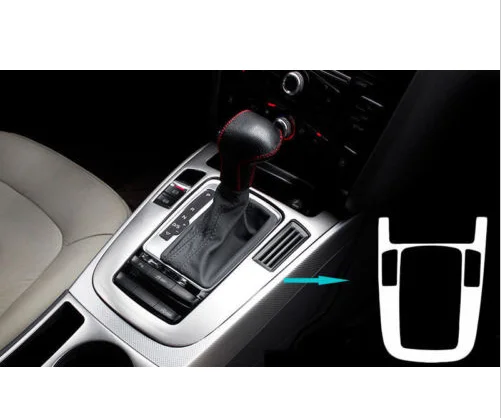 Car Styling Interior Car Accessories  Gear Box Panel Cover Trim Decoration For Audi A4 B8