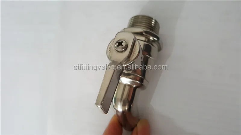 
Stainless Steel Replacement Spigot for Beverage Dispenser-3/4