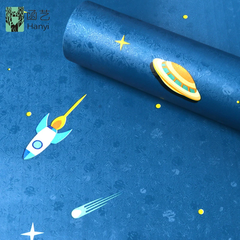 PVC vinyl kids wallpaper 3d wall decoration paper sticker wallpaper