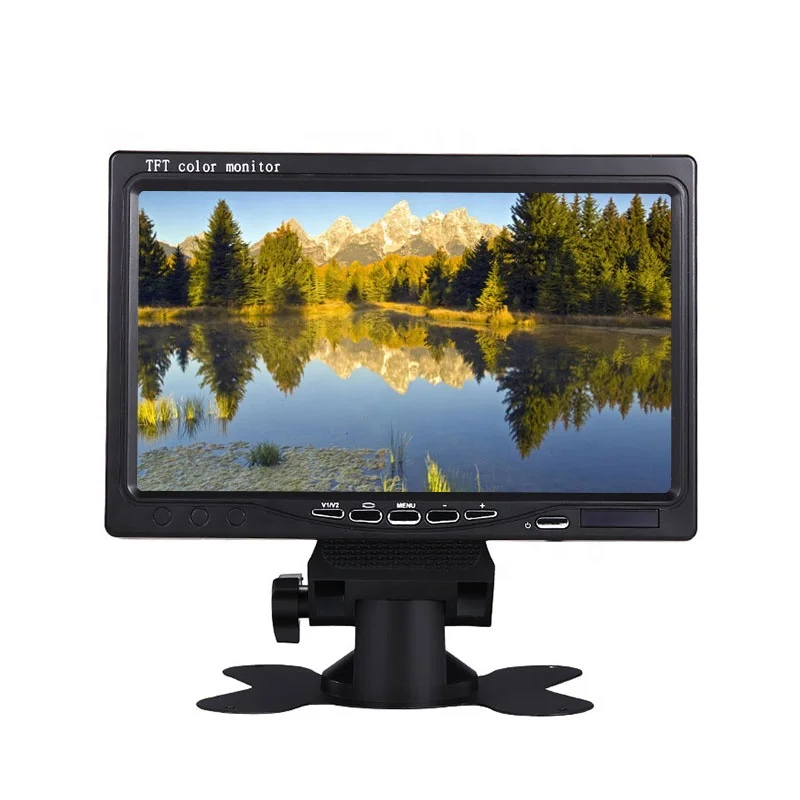 Cheap low price HD high definition car monitor with 7inch tft color lcd car monitor bus monitor dvr