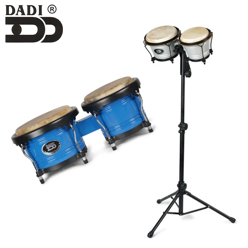 
DADI musical accessories percussion instrument cowskin drum head wooden bongo drums 