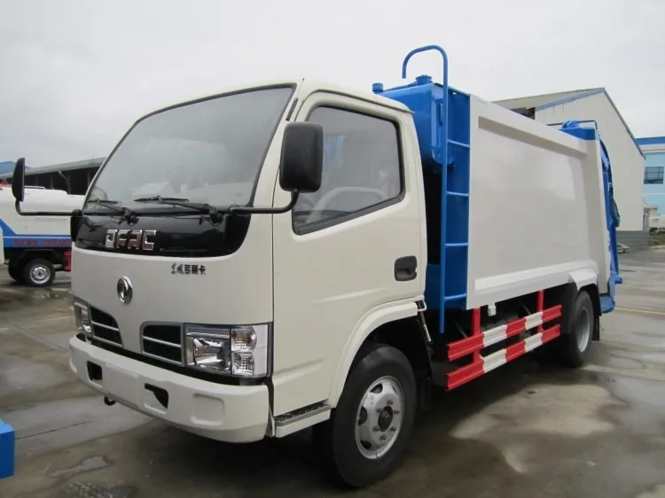 Уплотнительный мусоровоз Dongfeng 5 тонн/уплотнитель мусора для продажи