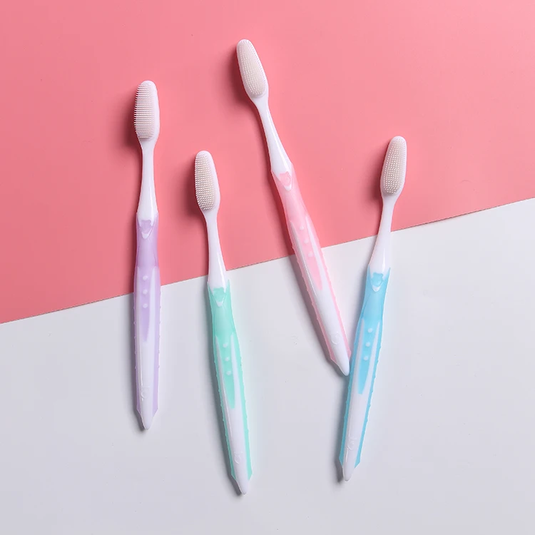 Low Price Handle Soft Travel Silicone Toothbrush