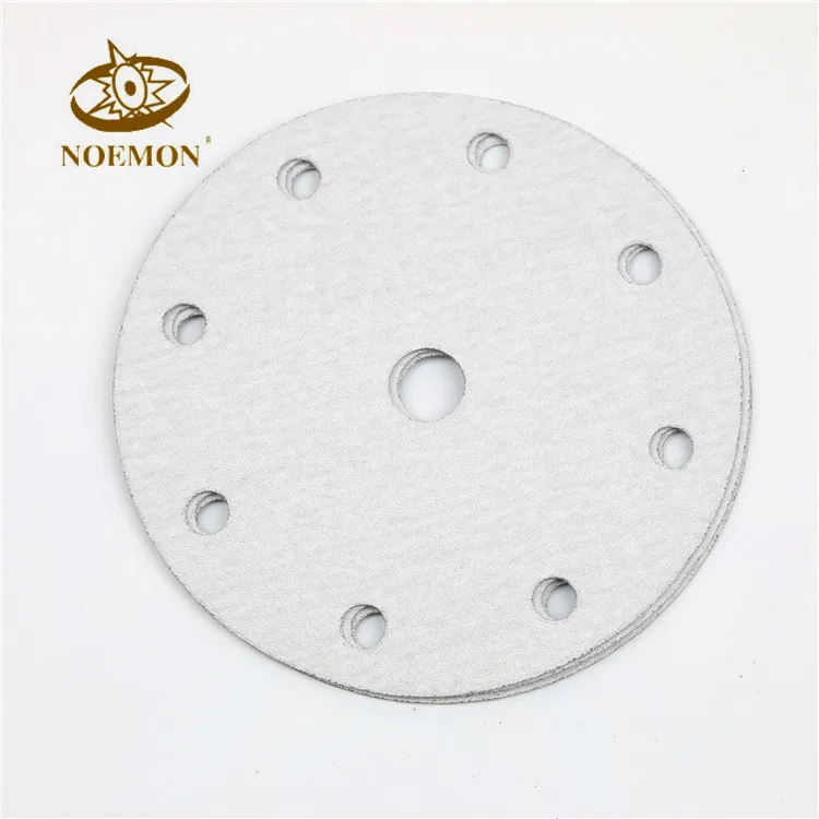 Round 5 inch grit 60 Aluminium Oxide abrasive sanding disc for grinding and polishing