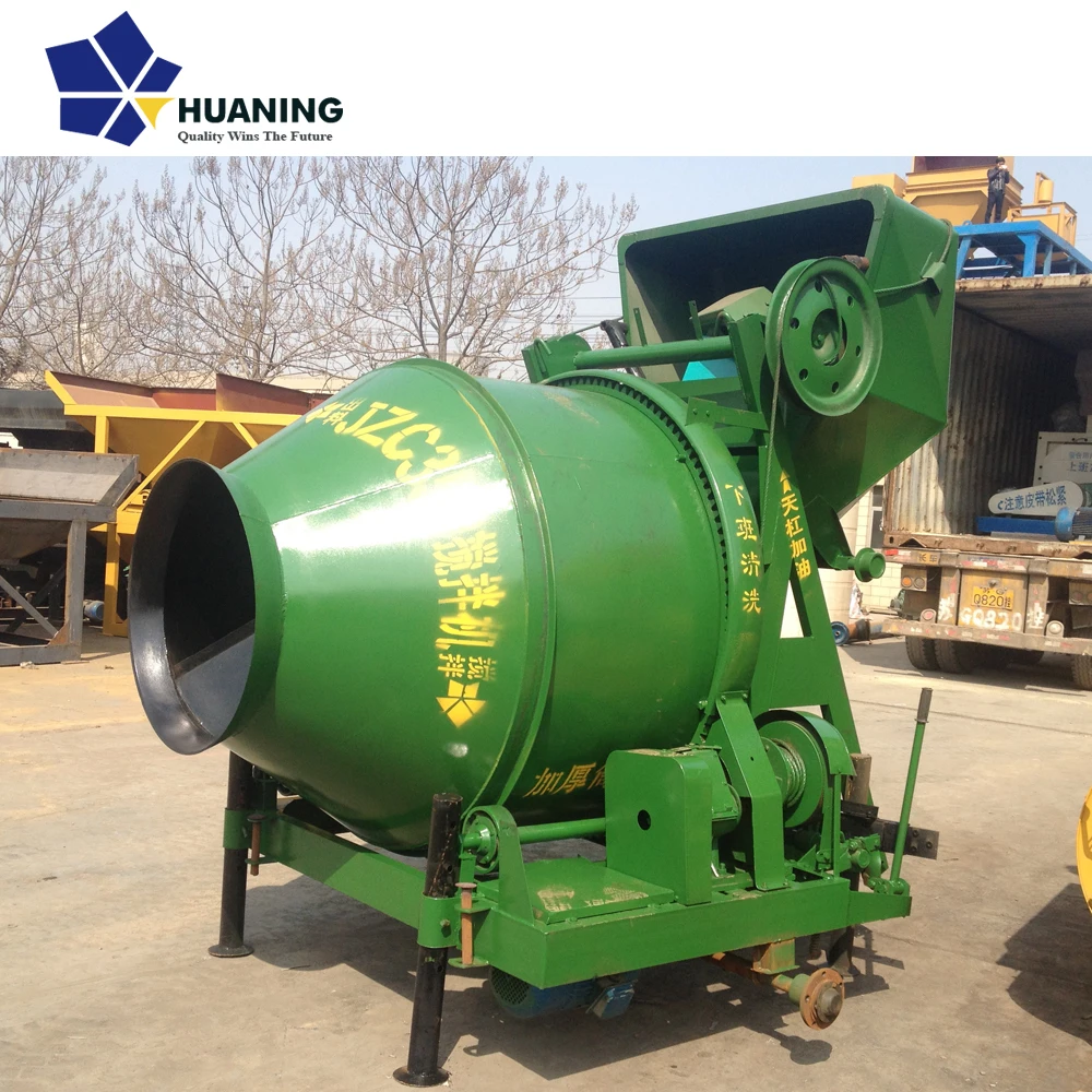 high productivity JZC series 300l-750l mobile concrete mixer jzc350/300/500 manufacturers