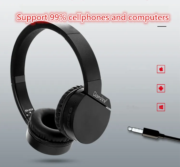 
hot in Mexico blue tooth good quality earphones headband headphones with Audio cable nice sound 