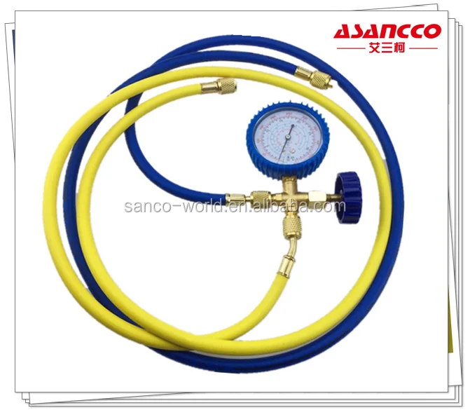 
Air Conditioner Refrigeration Single Manifold Pressure Gauge Tool 