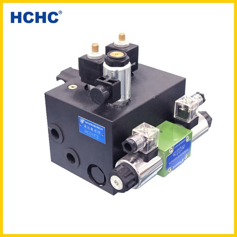 hydraulic manifold block solenoid valve HCDYF3